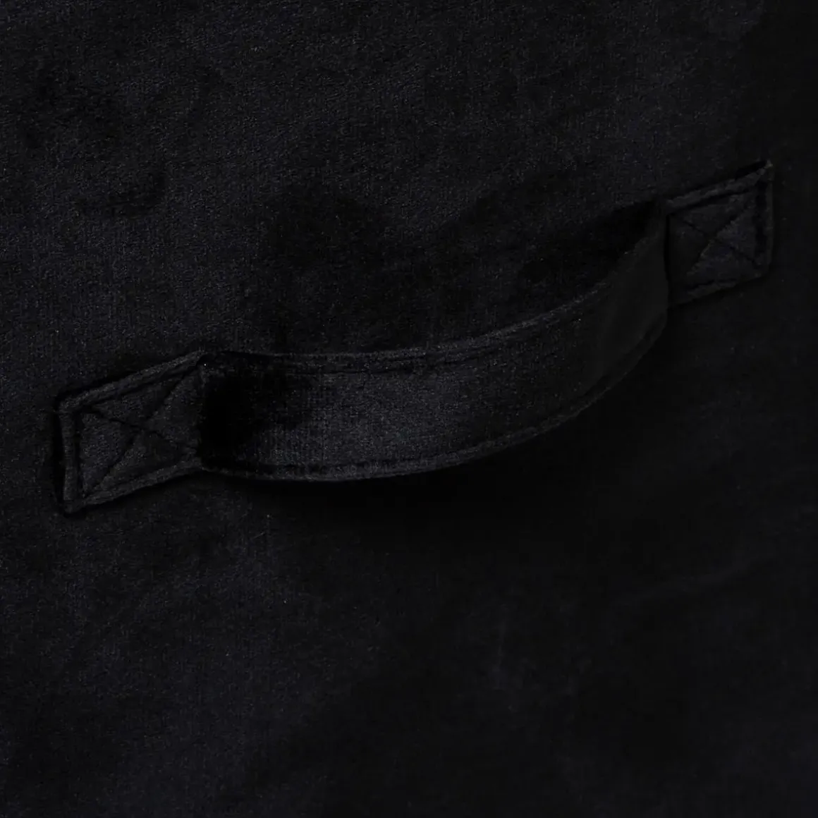 BOITE RANGEMENT VELOURS NOIR 31X31CM