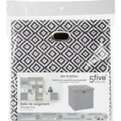 BOITE RANGEMENT 31X31CM AVEC COUVERCLE