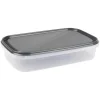 BOITE RECTANGLE AVEC COUVERCLE 2L ANTHRACITE