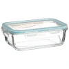 BOITE VERRE RECTANGLE 1.18L CLIPEAT