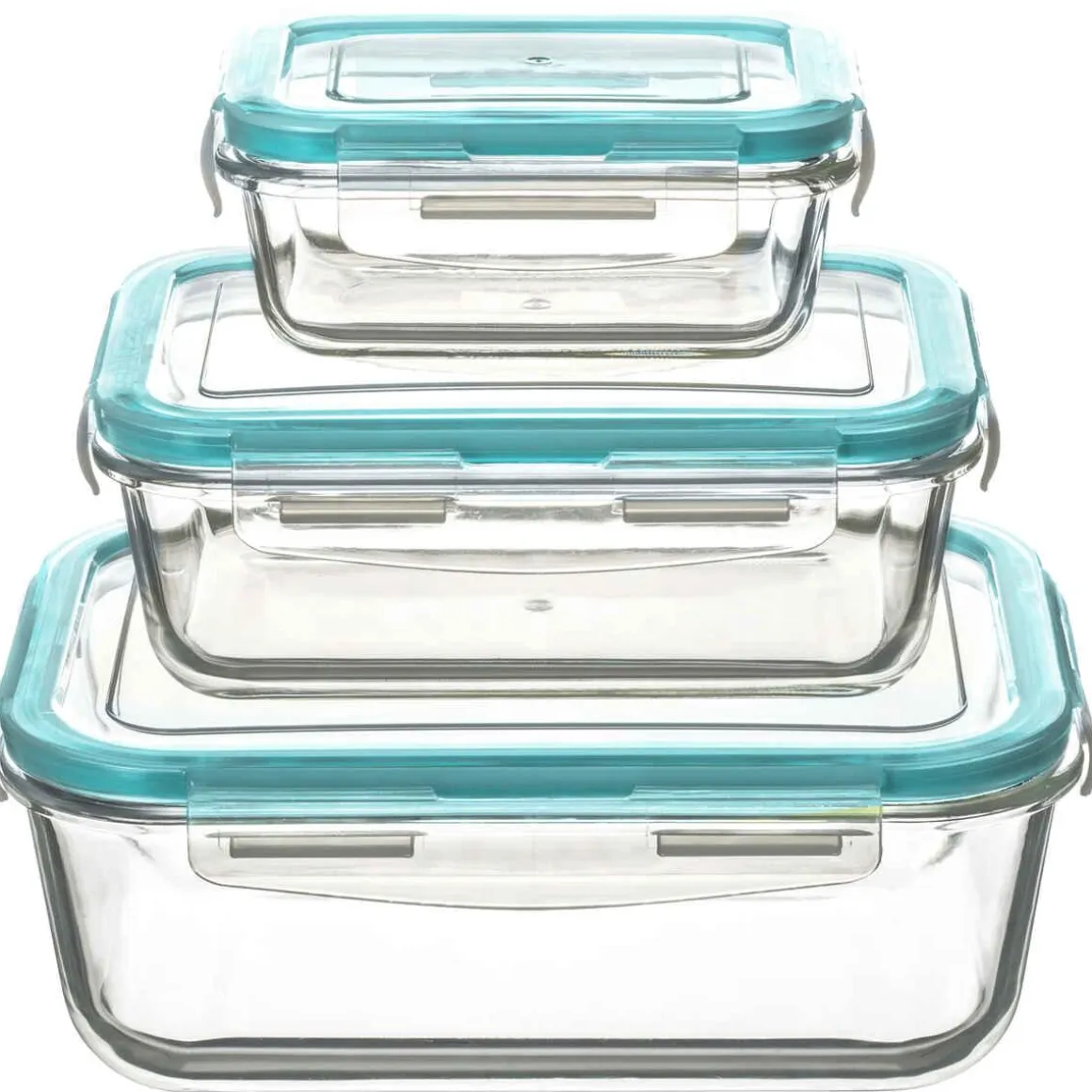 BOITE VERRE RECTANGLE X3 CLIPEAT