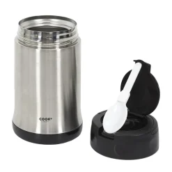 BOL A SOUPE ISOTHERME AVEC COUVERT INOX 50CL