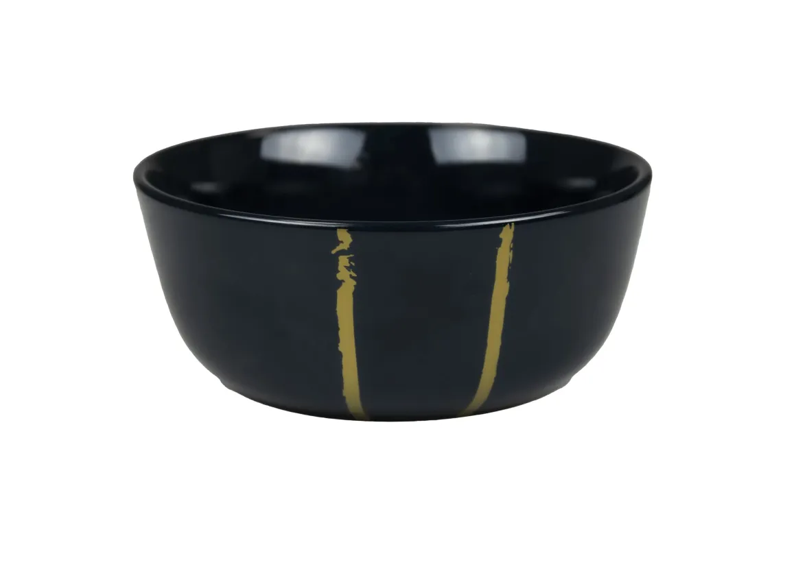 BOL MAGIC POUDRE DOREE 13CM GRES