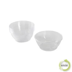 BOL PLASTIQUE TRANSPARENT 17.5CL X6PCS