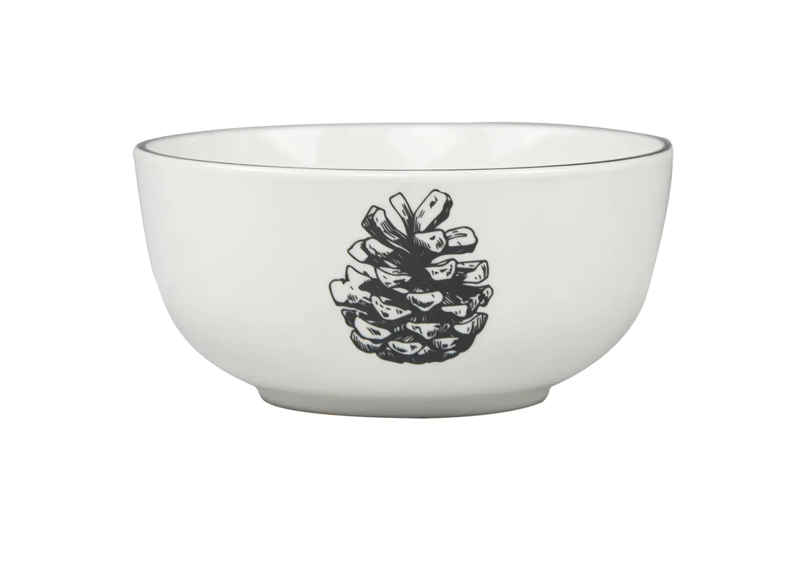 BOL POMME DE PIN 13CM