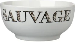 BOL PORCELAINE LEOPARD 14CM