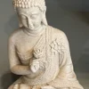 BOUDDHA ASSIS RESINE SALMA H.27CM