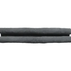 BOUDIN PORTE DOUBLE BOURRELET VELOURS COTELE 80CM GRIS