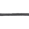 BOUDIN PORTE SIMPLE VELOURS 80CM BANDE AGRIP GRIS
