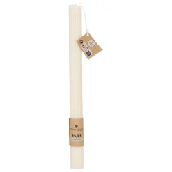 BOUGIE BATON DEMI IVOIRE H.26CM