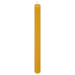 BOUGIE BATON DEMI JAUNE H.26CM