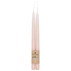 BOUGIE BATON HUGO ROSE H.30CM X2 PIECES