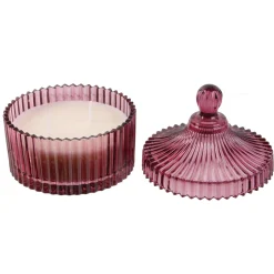 BOUGIE BOHEME ECRIN EN VERRE 10X12.5CM