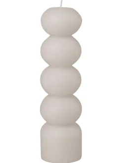 BOUGIE BOULE BLANCHE 5.4X20CM