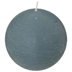 BOUGIE BOULE OLIA BLEU ORAGE D.10CM