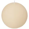 BOUGIE BOULE OLIA IVOIRE D.10CM
