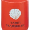 BOUGIE CERAMIQUE TAHITI 8.8X8.8X10.4CM