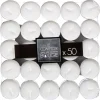 BOUGIE CHAUFFE PLAT MANY BLANC D.3.7CM X50 PIECES