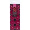 BOUGIE CHAUFFE PLAT PARFUMEE FRAMBOISE X10 PIECES