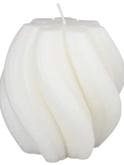 BOUGIE 3D BLANCHE 580G 12X12X12CM