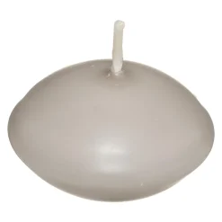 BOUGIE FLOTTANTE HUGO TAUPE D.4.5CM X6 PIECES