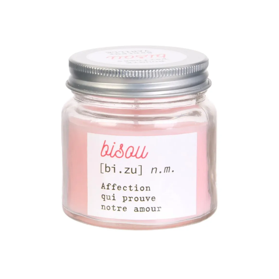 BOUGIE MINI BOCAL MOTS AMOUR