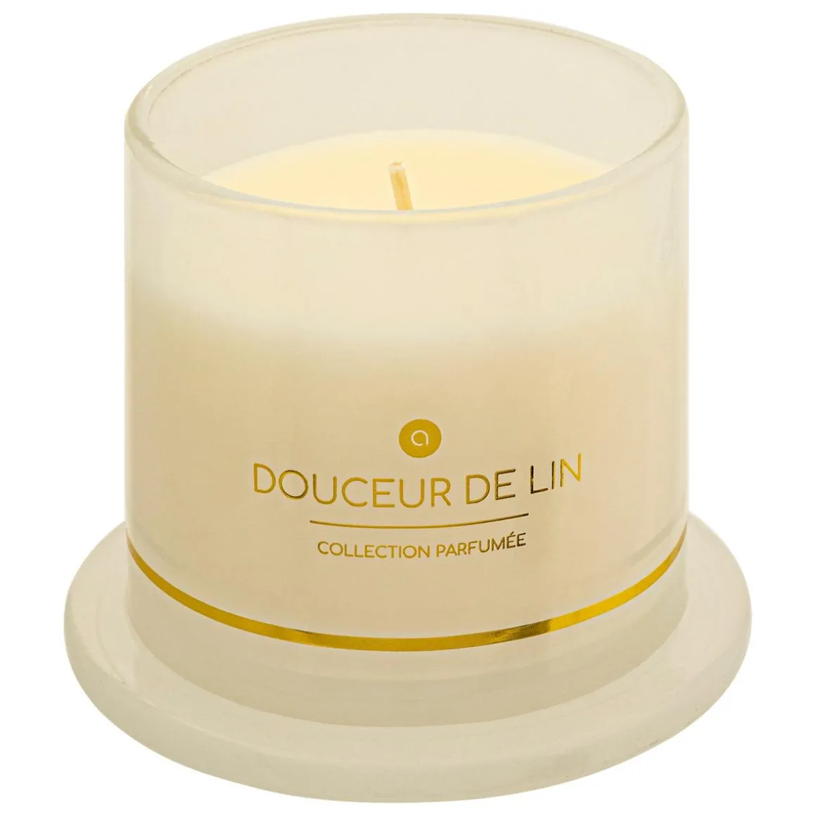 BOUGIE PARFUMEE ILAE LIN CLOCHE VERRE 240G