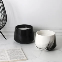 BOUGIE PARFUMEE MARBREE H13.5CM