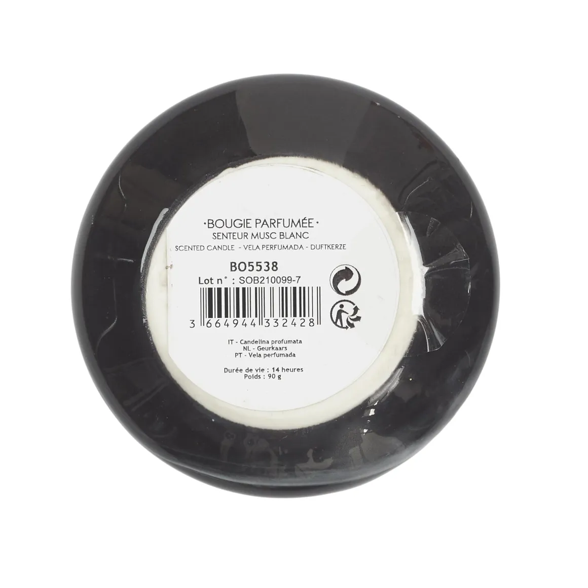 BOUGIE PARFUMEE MARBREE H8.5CM