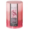 BOUGIE PARFUMEE TRIO ROSE 7X10CM