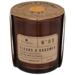 BOUGIE PARFUMEE VERRE ANTI ODEUR TABAC 130G