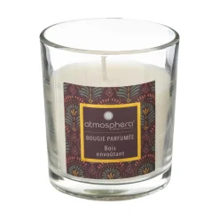 BOUGIE PARFUMEE VERRE BOIS NEDA 110G