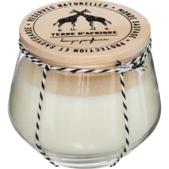 BOUGIE PARFUMEE VERRE BOIS SAFARI 295G