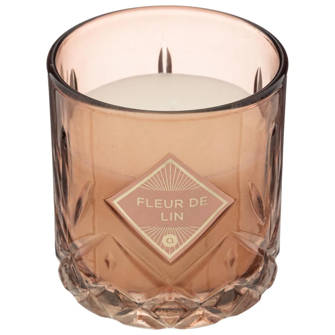 BOUGIE PARFUMEE VERRE COLLECTIONNEUR LIN 240G
