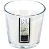 BOUGIE PARFUMEE VERRE EVASE 500G JASMIN