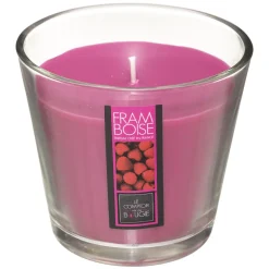 BOUGIE PARFUMEE VERRE FRAMBOISE NINA 190G