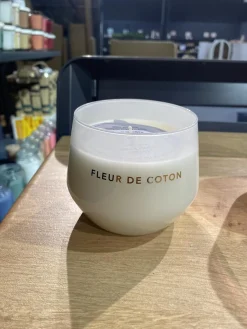 BOUGIE PARFUMEE VERRE GLOWY COTON 300G