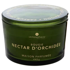 BOUGIE PARFUMEE VERRE GLOWY ORCHIDEE 440G