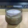 BOUGIE PARFUMEE VERRE GLOWY VANILLE 300G