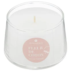 BOUGIE PARFUMEE VERRE IZOR FLEUR DE COTON 110G
