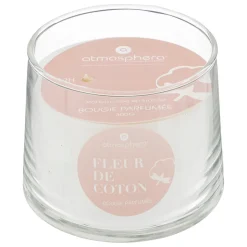 BOUGIE PARFUMEE VERRE IZOR FLEUR DE COTON 300G