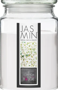 BOUGIE PARFUMEE VERRE JASMIN NINA 510G
