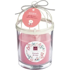 BOUGIE PARFUMEE VERRE METAL POESIE 200G