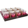 BOUGIE PARFUMEE VERRE NINA FRAMBOISE 90G