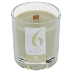 BOUGIE PARFUMEE VERRE NUMIA CITRON 180G