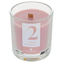 BOUGIE PARFUMEE VERRE NUMIA FRAISE 180G