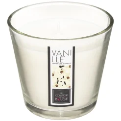 BOUGIE PARFUMEE VERRE VANILLE NINA 190G