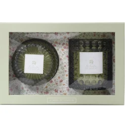 BOUGIE PARFUMEE X2 PIECES COFFRET JARDIN