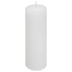 BOUGIE RONDE DEMI BLANC D.5X14CM