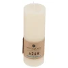 BOUGIE RONDE DEMI IVOIRE 5X14CM